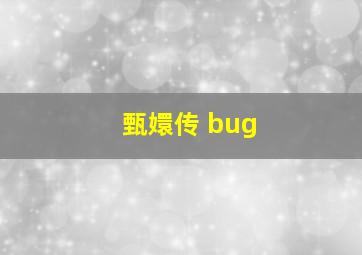 甄嬛传 bug